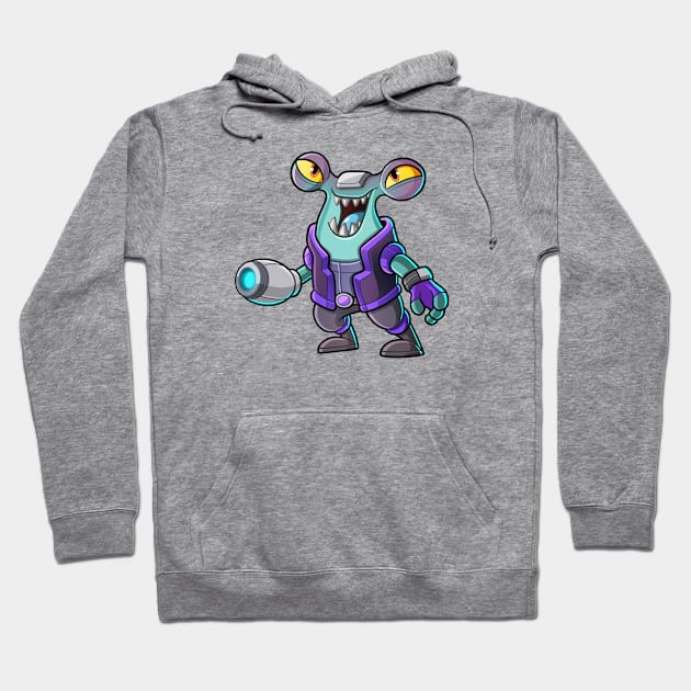 The Power Of Monster Creature Hoodie by Popon85